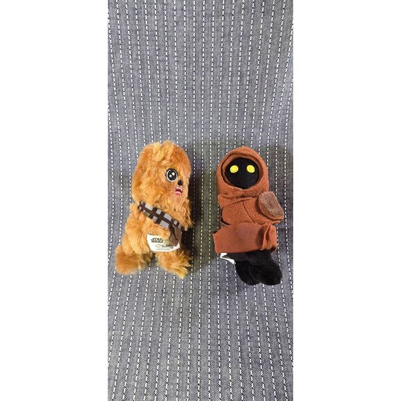 Two Star Wars Cutie Cuff Plush Slap Band Bracelet - Picture 1 of 6